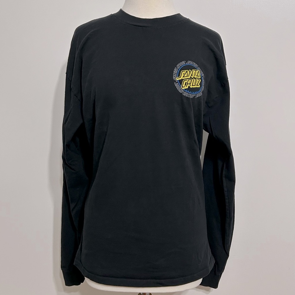 Santa Cruz Yellow Logo Long Sleeve Tee